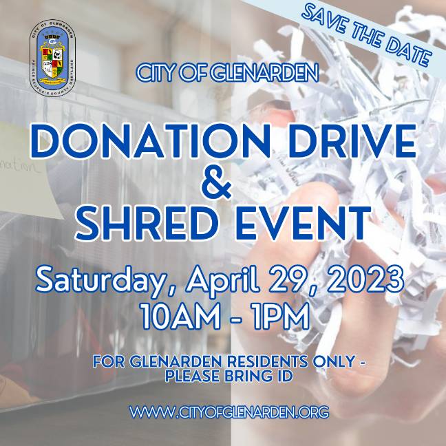 2023 COG Donation Drive & Shred Event Posting - Copy