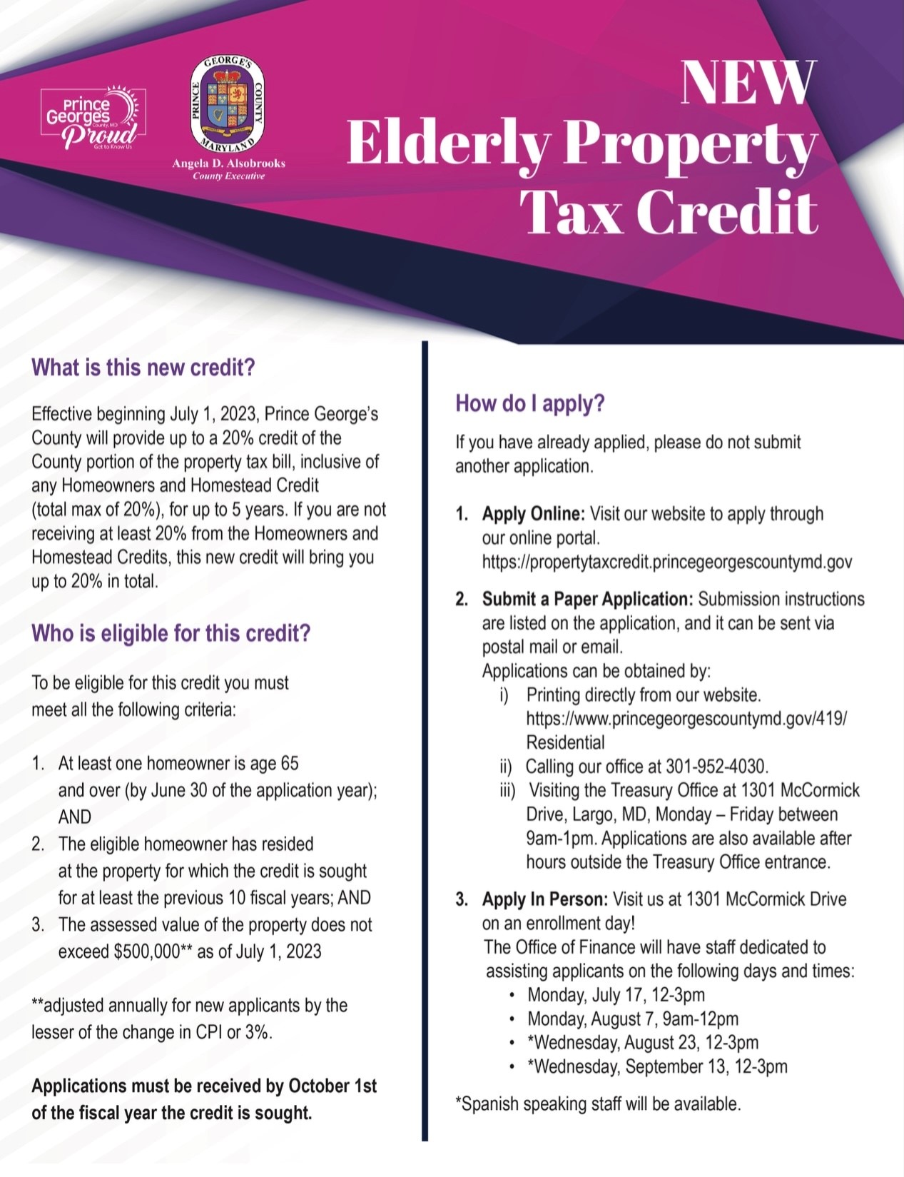 PGC_Elderly Property Tax Credit